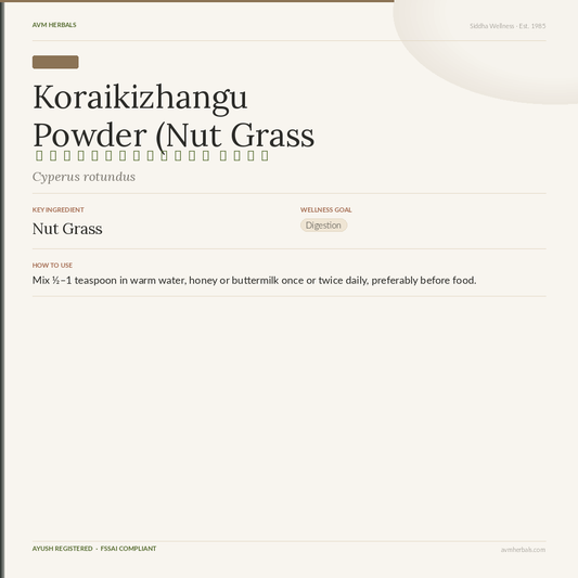 Koraikizhangu Powder (Nut Grass Root)