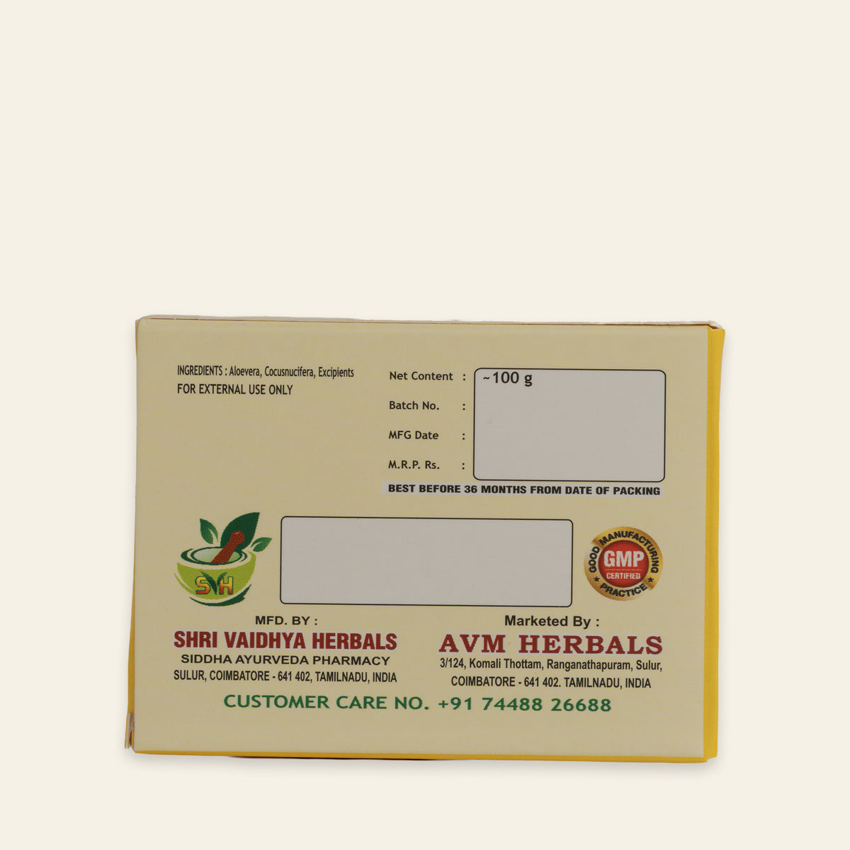 Vasigara Aloe Vera Herbal Soap