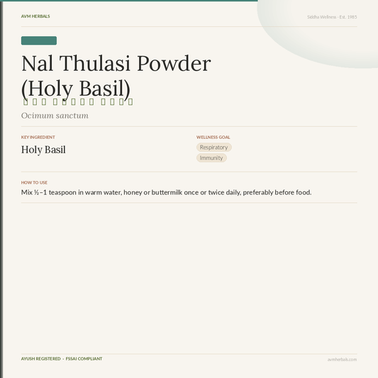 Nal Thulasi Powder (Holy Basil)