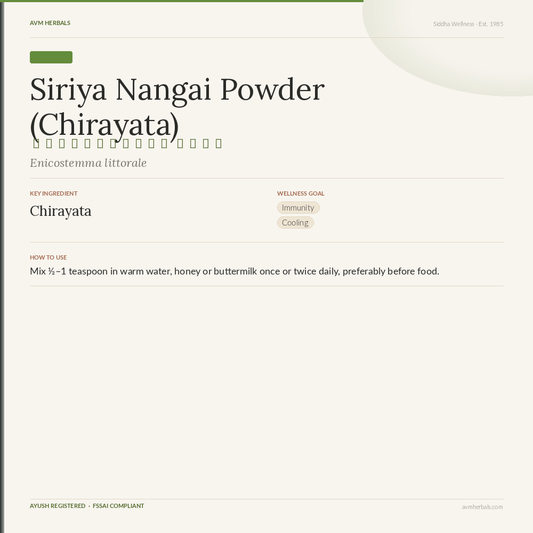 Siriya Nangai Powder (Chirayata)