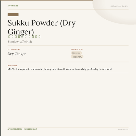 Sukku Powder (Dry Ginger)