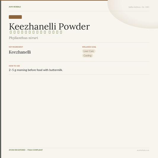 Keezhanelli Powder (Phyllanthus niruri)