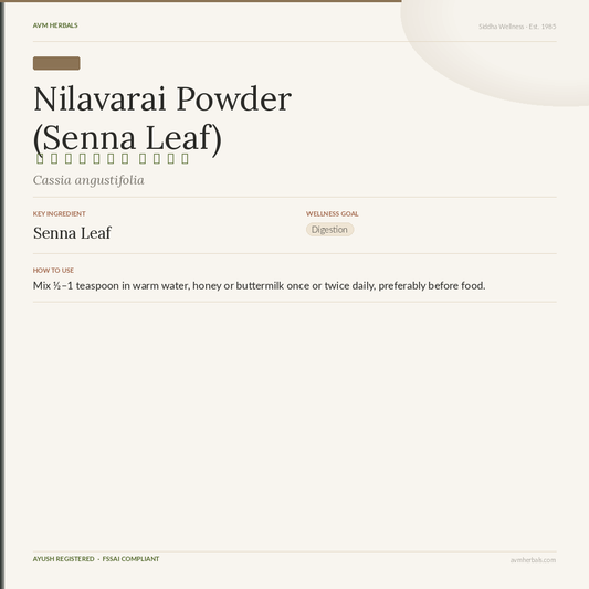 Nilavarai Powder (Senna Leaf)