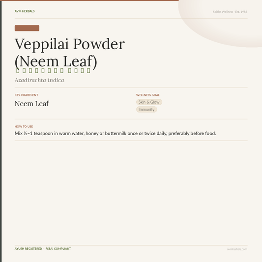 Veppilai Powder (Neem Leaf)