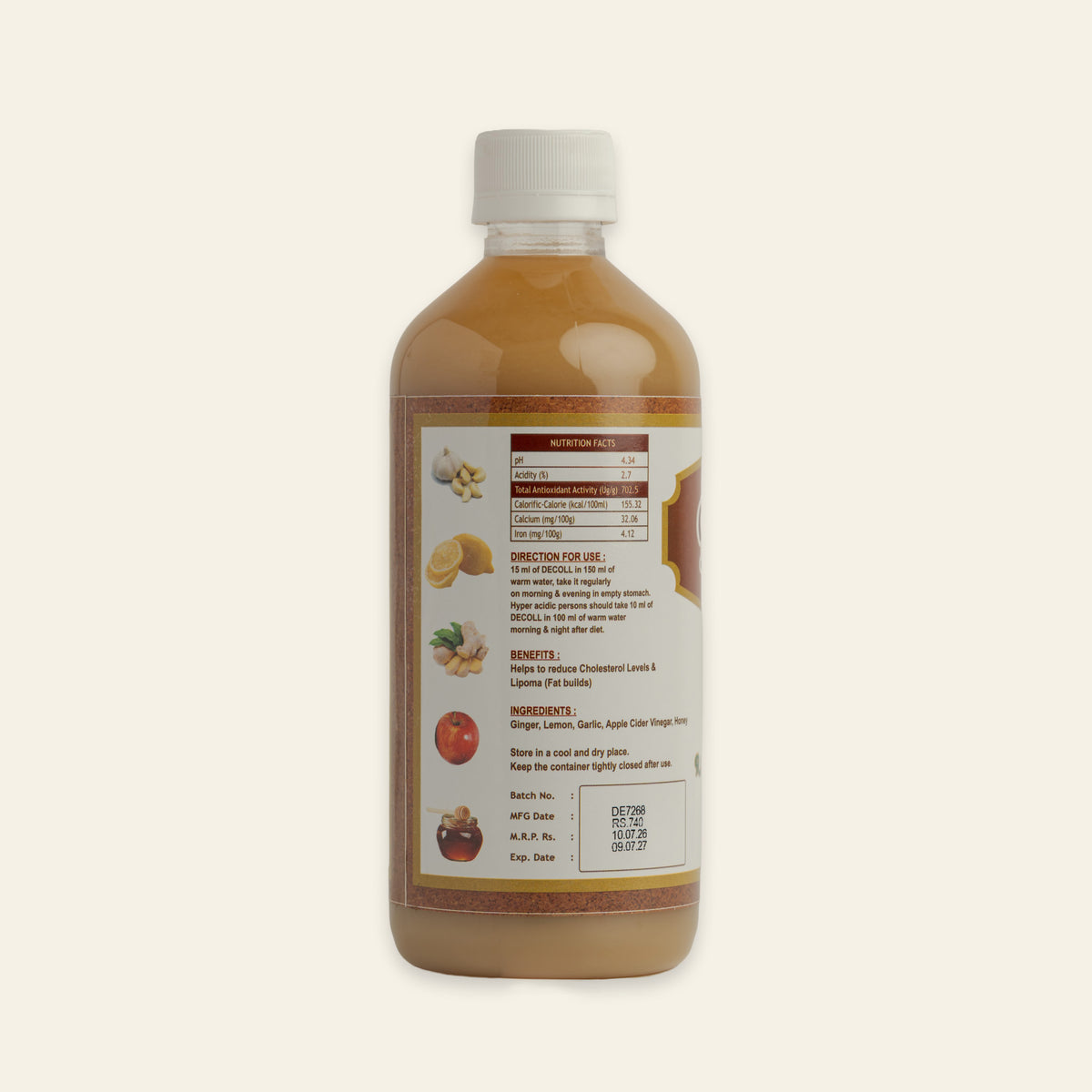
DECOLL — Daily Cholesterol & Blood-Purifier Tonic