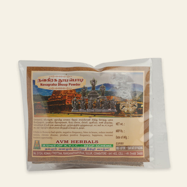 
Navagraha Dhoop — Nine-Planet Sacred Incense