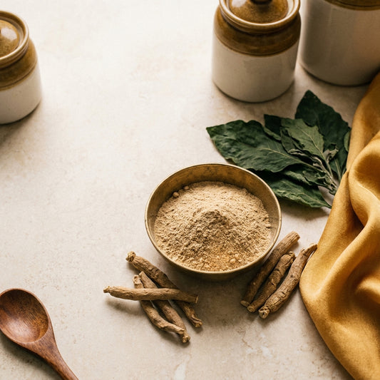 Ashwagandha Curnam — botanical